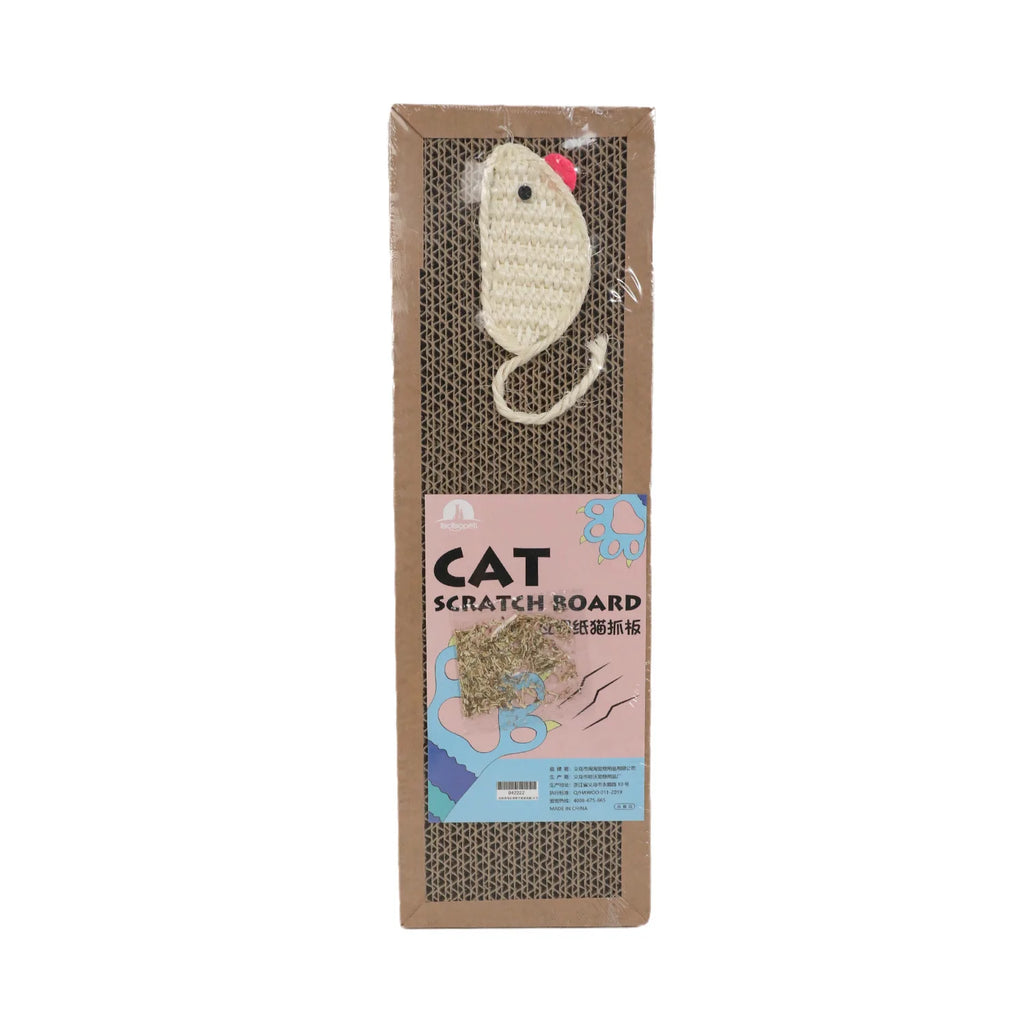Oval Cat Scratching Board – Corrugated Cardboard