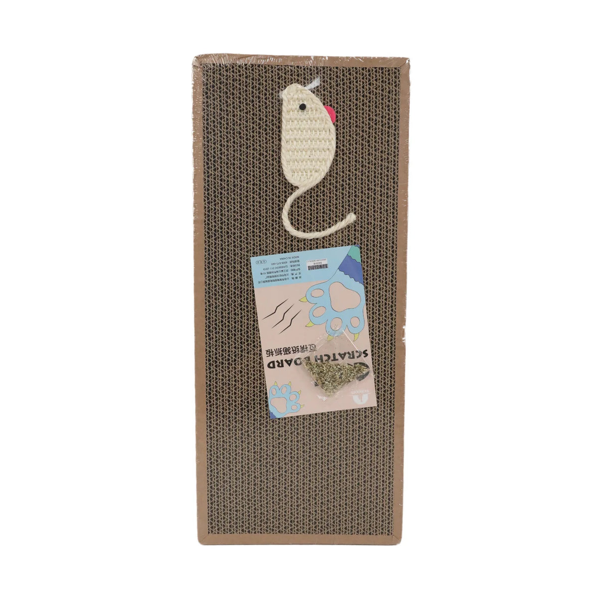Oval Cat Scratching Board – Corrugated Cardboard