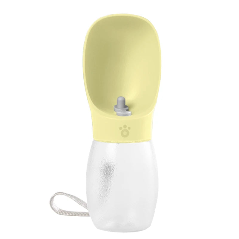 Portable Pet Water Bottle 300ML – Travel Drinking Bowl